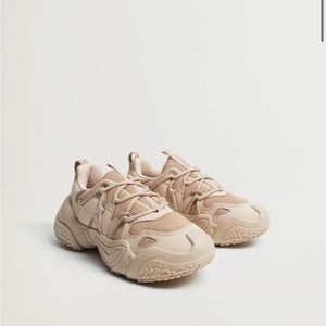 COPY - Mango chunky beige sneakers